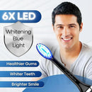 LED Whitening Electric Toothbrush – Waterproof, Sonic Brush with 6 LED Lights for Whitening, Soft Bristles, Rechargeable, Travel Case Included – Ideal Electric Toothbrush for Adults by CozyNest Decor