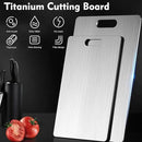 Titanium Cutting Board - 1 pack Titanium Cutting Boards for Kitchen,Double Sided Titanium Cutting Mat（11.81 * 7.67in） by CozyNest Decor