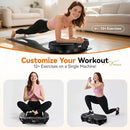 Vibration Plate Exercise Machine - 300 lbs Weight Capacity, 120 Speed Levels, 9 Workout Modes for Home Fitness, Muscle Toning & Weight Loss by CozyNest Decor