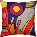 Kandinsky Modern Pillow Cover - Soul Abstract Pillows Farmhouse Chair Cushion Contemporary Couch Pillows Outdoor Mid Century Sofa Cushion Handmade Wool Size 18x18 by CozyNest Decor