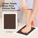 4-Pack Inkless Baby Hand and Footprint Kit - Mess Free Ink Pad for Newborn Keepsake, Dog Nose & Paw Print Kit, Clean Touch Ink Pad for Baby Hand & Footprints, Ideal New Mom Gifts (Midnights,L) by TinyTreasures Baby Boutique