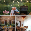 Outdoor String Lights 150FT with Remote Dimmer, G40 Globe LED Patio Lights with 75 Edison Plastic Bulbs(4 Spare), Waterproof Connectable Hanging Lights for Backyard Porch Balcony Yard Deck Party Decor by CozyNest Decor