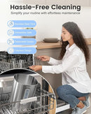 Feekaa Stainless Steel Humidifier Easy Clean, 4L/1Gal Cool Mist Humidifiers for Bedroom up to 500 sq ft, Dishwasher Safe Humidifier Large Room, Humidifiers for Bedroom Baby Nursery Living Room Office by TinyTreasures Baby Boutique