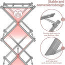 APEXCHASER Clothes Drying Rack, 3-Tier Laundry Drying Rack for Clothes, Expandable Metal Clothing Dryer, Collapsible Towel Rack, Air Drying Rack, Grey by TinyTreasures Baby Boutique
