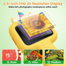 Kids Microscope Handheld Portable Mini 2.4" - 600X FHD Digital Microscope for Kids - Educational Science Toys, Boys & Girls Christmas Birthday Gifts, Outdoor Toys for Kid's Ages 4-8 8-13 by TinyTreasures Baby Boutique