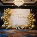 140pcs Metallic Gold Round Balloons Different Sizes 18 12 10 5 Inch Latex Balloons for Arch Decoration Party Balloon Kit for Graduation Birthday Party Wedding Balloon Baby Shower Decoration by TinyTreasures Baby Boutique