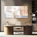 Gold Abstract Wall Art Decor Minimalist Oil Paintings 24"x48" Canvas Wall Art for Living Room Modern Framed Pictures for Wall Home Office for Women Ready to Hang by CozyNest Decor