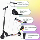 BELEEV V2 Scooters for Kids with Light-Up Wheels & Stem & Deck, 2 Wheel Folding Scooter for Girls Boys, 3 Adjustable Height, Non-Slip Pattern Deck, Lightweight Kick Scooter for Children Ages 3-12 by TinyTreasures Baby Boutique