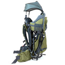 ClevrPlus Canyonero Camping Baby Backpack Hiking Kid Toddler Child Carrier with Stand and Sun Shade Visor, Army Green by TinyTreasures Baby Boutique