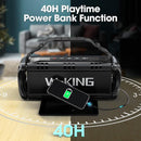 W-KING Bluetooth Speaker, 90W Max Loud Portable Speakers Bluetooth Wireless, IPX6 Waterproof Outdoor Speaker with 50W Deep Bass/2 Powerful Subwoofer/40H/Power Bank/EQ/TF/AUX/NFC for Pool/Party/Travel by TinyTreasures Baby Boutique