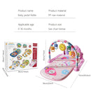 Alive Lovely Baby Gyms Play Mats, Musical Activity Center Baby Piano Gym Mat, Music and Lights Tummy Time Padded Mat for Newborn Newborn 0 to 3 6 9 12 Months by TinyTreasures Baby Boutique
