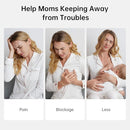 TSRETE Double Wearable Breast Pump, Electric Hands-Free Breast Pumps with 2 Modes, 9 Levels, LCD Display, Memory Function Rechargeable with Massage and Pumping Mode 24mm Flange-Green by TinyTreasures Baby Boutique