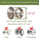 Child Proof Door Knob Covers, Door Knob Safety Cover for Kids, Baby Proof Safety Locks for Doors, 4 Pack/White by TinyTreasures Baby Boutique
