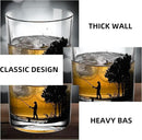 Old Fashioned Whiskey Glasses, Stemless Wine Glasses with Gift Box, 10Oz Rocks Glass for Scotch Cocktail Bourbon Vodka Liquor, Unique Gifts for Dad, Husband, Father's Day, Anniversary by CozyNest Decor