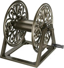 GOFORWILD Garden Wall/Floor Mount Hose Reel, Decorative Hose Reel, Garden Heavy-Duty Water Hose Holder Winder, Holds 200-Feet of 5/8-Inch Hose by GreenHaven Gardens