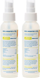 Wondercide - Mosquito, Tick, and Insect Repellent with Natural Essential Oils - DEET-Free Bug Spray and Killer - Safe for Family - Lemongrass 2-Pack of 4 oz Bottle by TinyTreasures Baby Boutique