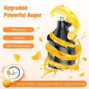 Slow Cold Press Juicer Machines: Masticating Cold Pressed Compact Juicer For Vegetable And Fruit Easy To Clean, Silver Grey by CozyNest Decor