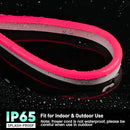 GZBtech Flexible LED Neon Rope Lights 16.4FT,AC 110-120V Waterproof Strip Light, 120LEDs/M Cuttable Connectable Neon Lighting for Indoor Outdoor Home Decor/Commercial Building Use-Red 5M by CozyNest Decor