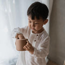 mushie Silicone Snack Cup | Spill Proof Food Container for Toddler and Baby (Natural) by TinyTreasures Baby Boutique