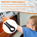 Stove Knob Safety Covers for Child, Gas Stove Knob Locks, Oven Lock Child Safety Stove Guard Black, Stove Knob Safety Cover for Child and Pet (5 Pack) by TinyTreasures Baby Boutique