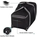 Infant Car Seat Travel Bag Fit Doona Car Seat Stroller and Base, Chicco Keyfit 35 and Base, Doona Travel Bag with Wheels, Padded Car Seat Bags for Air Travel, Nuna Travel Bag with Zipper Pocket by TinyTreasures Baby Boutique