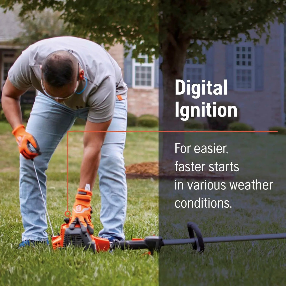 Husqvarna 130L Gas String Trimmer, 28-cc 2-Cycle, 18-Inch Straight Shaft Gas Weed Wacker with Rapid Replace Trimmer Head for Seamless String Reloading, 970514405, photo 2 of 6