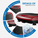 Vibration Plate Exercise Machine - Whole Body Workout Vibration Platform Lymphatic Drainage Machine for Weight Loss Home Fitness with Resistance Bands Remote by CozyNest Decor
