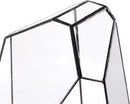 NCYP Large Geometric Terrarium - 16 Inches Tall Irregular Open Glass Terrarium Pot - Home Garden Tabletop Decoration Planter for Air Plants Succulents, Handmade (NO Plants, No Door) by CozyNest Decor