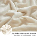 XeGe Tie Dye Plush Faux Fur Throw Blanket,Cream Soft 50x60 Shaggy Furry Blanket Throw, Fluffy Microfiber Velvet Couch Blanket, Comfy Ombre Fuzzy Lap Blanket for Bedroom Living Room Car Tie Dye Cream by CozyNest Decor
