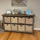 10.5 x 10.5 Storage Cubes – Water Hyacinth Wicker Baskets for Organizing, Wicker Storage Cubes, Storage Baskets for Shelves (4 Packs 10.5in) by CozyNest Decor
