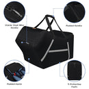 Infant Car Seat Travel Bag for Airplane Compatible with All Nuna Pipa Car Seat and Base,Chicco KeyFit 30 and Base, Padded Car Seat Bags for Air Travel,Car Seat Gate Check Bag with Side Pocket, Black by TinyTreasures Baby Boutique