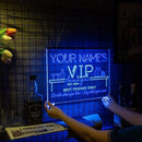 Personalized Bar Signs with Your Name for home wall light up with personalized pub name, man cave accessories, beer themed neon customizable lighted sign by CozyNest Decor
