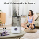 BOXING 6L Warm & Cool Mist Humidifiers for Bedroom, Air Humidfier for Large Room with Remote Control, Auto Mode Perfect for Baby & Plants, Top Fill, Sleep Mode, Timer, Essential Oil Tray, 60H by TinyTreasures Baby Boutique