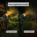 APONUO Metal Solar Spot Lights Outdoor with 9.8ft Cable Solar Powered Landscape Lighting Low Voltage IP65 Waterproof Auto On/Off for Outside Garden Yard Landscape Pathway Garage-Warm White(2-in-1) by GreenHaven Gardens