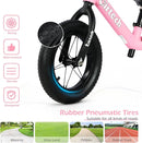 12" Balance Bike for 2, 3, 4, 5 Year Old Boys and Girls, Lightweight Nylon Frame Toddler Training Bike No Pedal Bikes for Kids with Adjustable Seat and Air Tires by TinyTreasures Baby Boutique