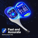 Boncare 9 Seconds Digital Basal Thermometer - Accurate Oral & Rectal Thermometer for Adults & Kids, Fever Alarm, Large Display (Blue) by TinyTreasures Baby Boutique
