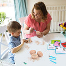 Dig Up Dinosaur Fossil Eggs, Break Open 12 Unique Eggs and Discover 12 Cute Dinosaurs, Easter Digging Toy for 3 4 5 6 7 8 9-12 Year Old Boys Archaeology Science STEM Gift by TinyTreasures Baby Boutique