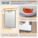 Titanium Cutting Board Double-sided non-slip silicone edging Pure Titanium Cutting Boards for Kitchen - Double-Sided Food-Grade Chopping Board Non-Stick Durable and easy to clean (Large) by CozyNest Decor