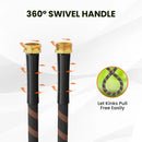 Giraffe Tools Garden Hose 100FT Non-Expandable Lightweight Flexible Water Hoses Burst 600 psi with 9 Spray Function Nozzle Heavy Duty Hose by GreenHaven Gardens