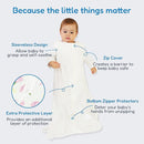 TotAha Sleep Sack 0-6 Months 3-Pack,Stretchy,Buttery Soft Swaddle Transition Sleeping Bag,Light Baby Wearable Blanket with 2-Way Safe Zippers for Boys and Girls, 0.5 TOG by TinyTreasures Baby Boutique