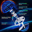 Flying Orb Ball (Blue, 2025 Upgraded) with Dazzling Lights, Magic Hover Spinner, Cool Boomerang Drone, Floating Cosmic Globe, Kids Toys Gifts for 6 7 8 9 10 Year Old Boys Girls by TinyTreasures Baby Boutique