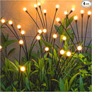 TONULAX Solar Garden Lights - New Upgraded Solar Swaying Light, Sway by Wind, Solar Outdoor Lights, Yard Patio Pathway Decoration, High Flexibility Iron Wire & Heavy Bulb Base, Warm White (4 Pack) by GreenHaven Gardens