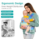 Baby Carrier Newborn to Toddler, Ergonomic Adjustable Toddler Carriers for 7-66 Lbs, Cozy Lightweight Infant Carrier with Neck Support, Baby Holder Carrier with Lumbar Support for Mom Dad by TinyTreasures Baby Boutique