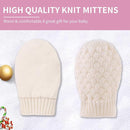 Baby Knit Mittens Toddler Boys Girls Gloves Winter Infant Newborn No Scratch Mitten 0-3 Years by TinyTreasures Baby Boutique