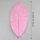 THARAHT Pink Ostrich Feathers 24pcs Natural Bulk 8-10Inch 20cm-25cm for Crafts Wedding Party Centerpieces Flower Arrangement Easter Gatsby and Home Decoration Feathers by CozyNest Decor