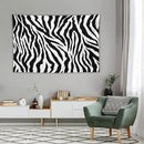 HZOHNAGO Zebra Print Tapestry Nature Wild Animals Black and White Stripe Printed Wall Tapestry Painting Wall Hanging for Bedroom Living Room Dorm 90" W x 60" H by CozyNest Decor