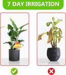 4 Pack Terracotta Watering Spikes, Vacation Self-Watering Planters Devices, Continuous Moisture with Slow Release Watering System Mushroom Shape by GreenHaven Gardens