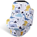 Rquite All-in-1 Car Seat Cover Baby, Carseat Covers for Girl Boy, Stretchy Soft Infant Car Seat Cover, Multi-use Baby Carrier Cover, Car Seat Canopy, Stroller Sun Shade, Nursing Breastfeeding Cover by TinyTreasures Baby Boutique