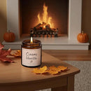 Auelife Fall Candle, Creamy Vanilla Scented Candle for Home - Fall Soy Wax Candles - Autumn Aromatheraphy Candles Gifts Set for Women & Men, Holiday, Thanksgiving Decor, 7oz by CozyNest Decor