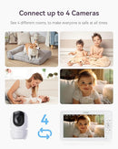 Baby Monitor with Camera and Audio, 7" 720P HD Video Baby Monitor No WiFi, 4000mAh Battery, VOX Mode, Auto Night Vision, Hack Proof, Remote PTZ by TinyTreasures Baby Boutique